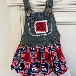 Denim and Red Kids Dress